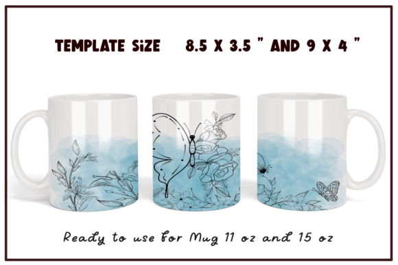 A Practical Review of Flower Line Art Watercolor Blue Mug Graphics
