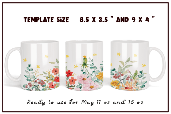 A Practical Review of the Watercolor Flowers Garden Mug Graphic