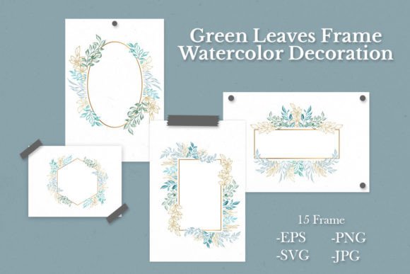 A Versatile Watercolor Frame for Crafting Graphics