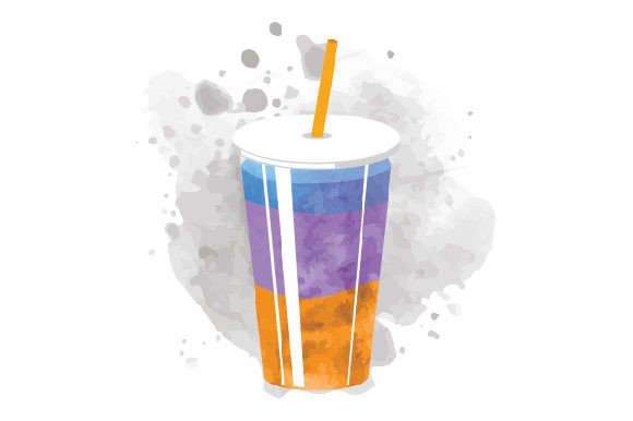 A Watercolor Tea Illustration for Crafts and Food Branding