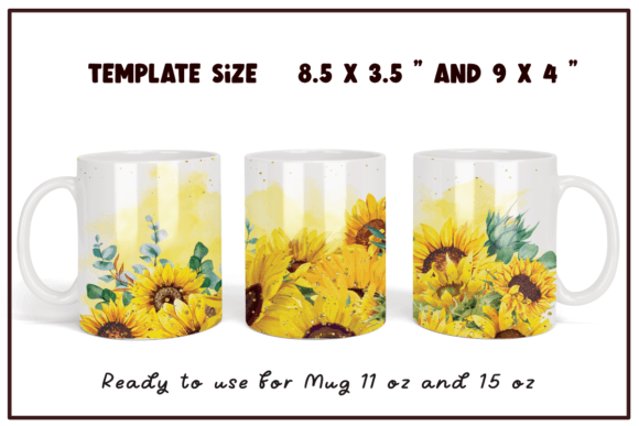 Crafting Cozy Graphics: A Watercolor Sunflowers Mug Review