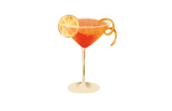 Crafting Happy Hour Products with a Cosmopolitan Cocktail Watercolor