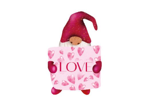Crafting Valentine's Day Products with a Watercolor Gnome