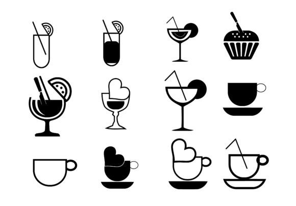Drink Icons as a Designer's Secret Weapon for Graphics