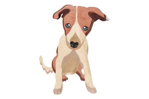 Jack Russell Terrier Watercolor: An Artful Asset for Crafters and Animal-Themed Products