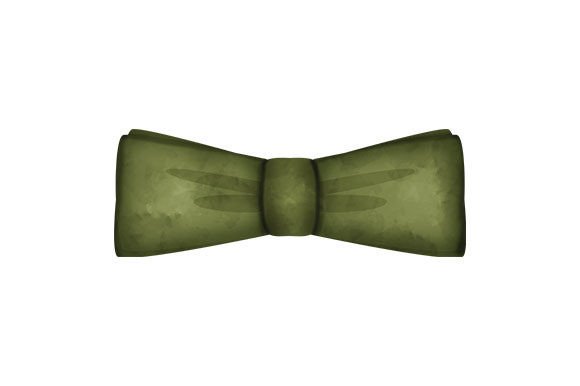 The Batwing Bow Tie Watercolor: A Craft Seller's Design Asset