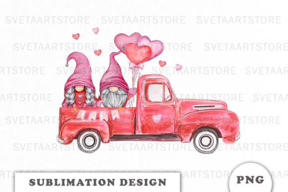 Valentines Gnomes Truck Clipart: A Graphics Craft Review