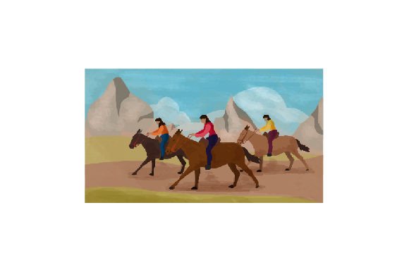 Watercolor Charm: A Mule Ride Through the Mountains