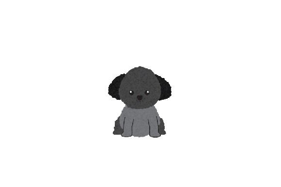 Watercolor Toy Poodle Design for Dog-themed Crafts